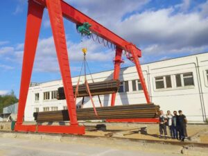 Gantry Cranes for Loading Steel Pipe
