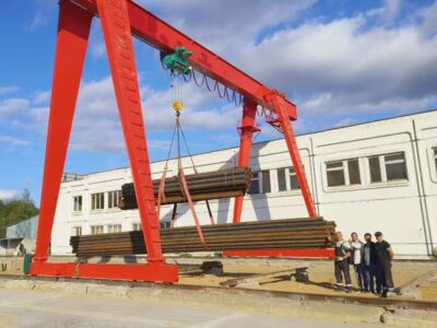 Gantry Cranes for Loading Steel Pipe